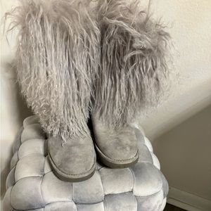 Slightly used Mongolian Fur UGGs